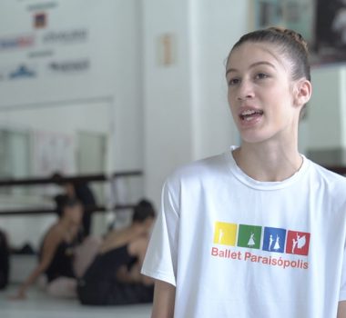 Ballet Paraisópolis - aluna Mariana Souza Farias